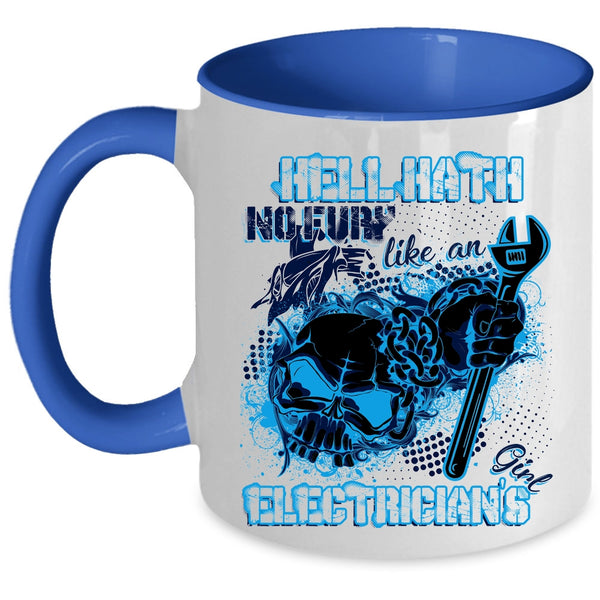 Awesome Electrician's Girl Coffee Mug, Electrician's Girl Accent Mug