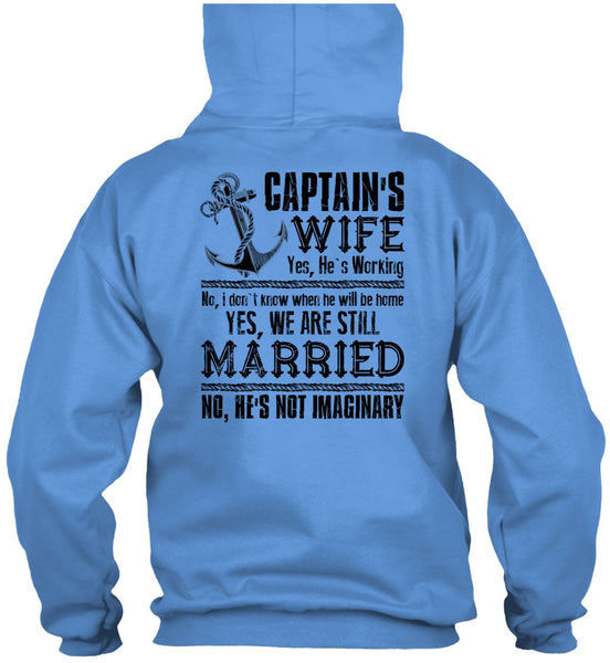 Captain's Wife T Shirt, I Love Husband T Shirt
