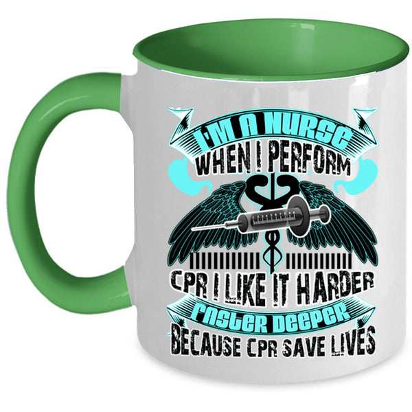 Cool Nurses Coffee Mug, I'm A Nurse Accent Mug