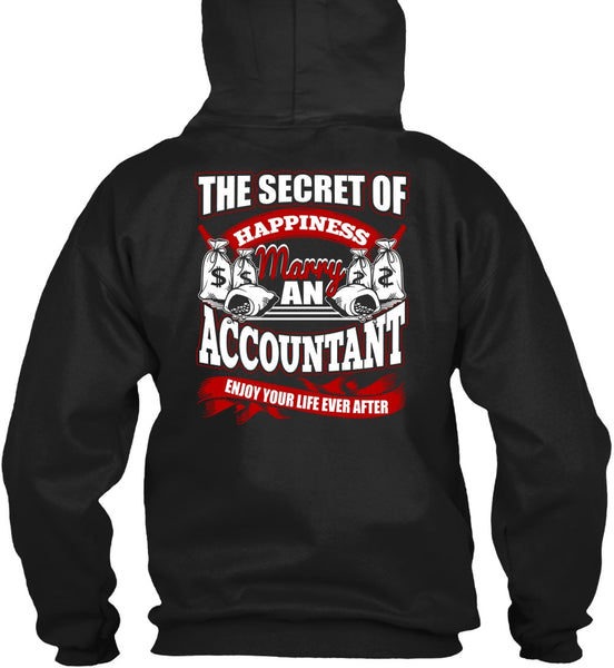 Happiness Marry An Accountant T Shirt, Being An Accountant T Shirt