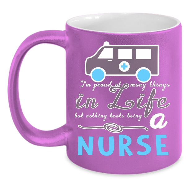 I Love Being A Nurse Coffee Mug, Funny Gift For Nurse Coffee Cup