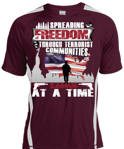 Spreading Freedom T Shirt, Being A Veteran T Shirt, Cool Shirt
