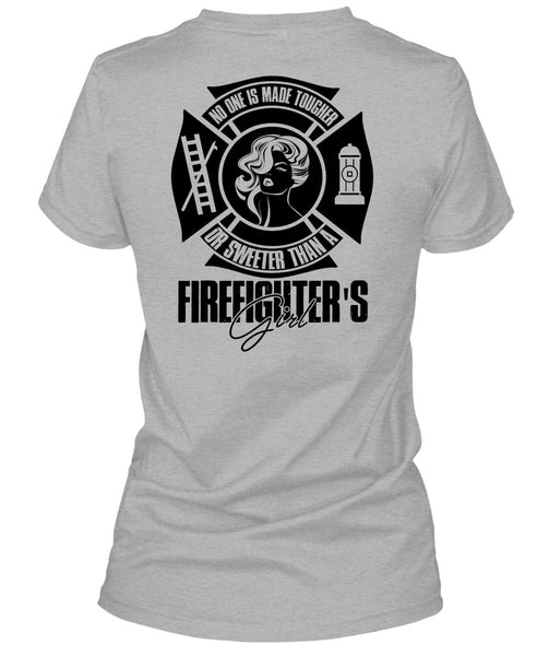 Sweetest Than A Firefighter's Girl T Shirt, I Love Firefighter T Shirt