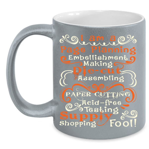 I Am A Page Planning Coffee Mug, Cute Hairstylist Coffee Cup