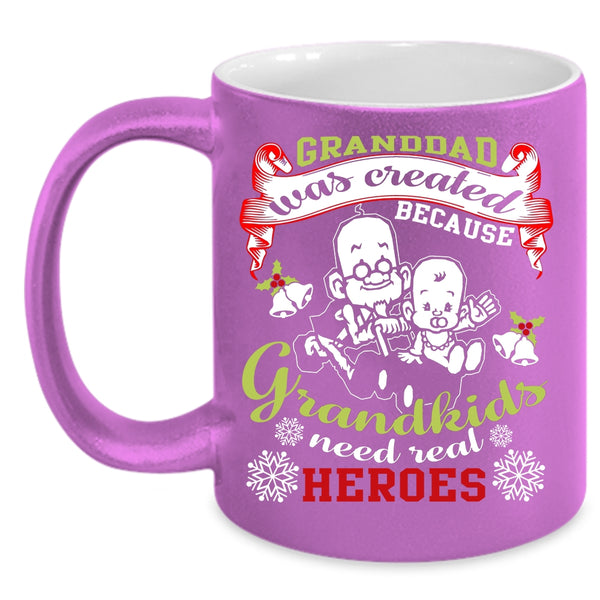 Granddad Was Created Coffee Mug, Christmas Gift For Grandpa Coffee Cup