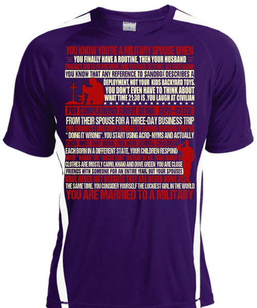 You Are Married To A Military T Shirt, Being A Veteran T Shirt, Cool Shirt