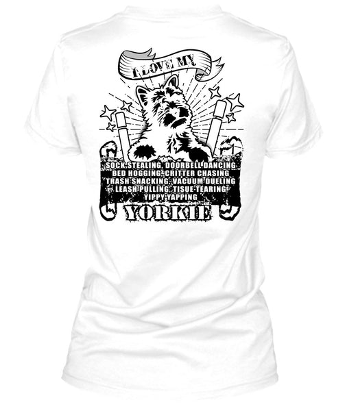 I Love My Yorkie T Shirt, I Love My Dogs T Shirt