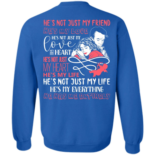 He's My Love T Shirt, I Love Wife Sweatshirt