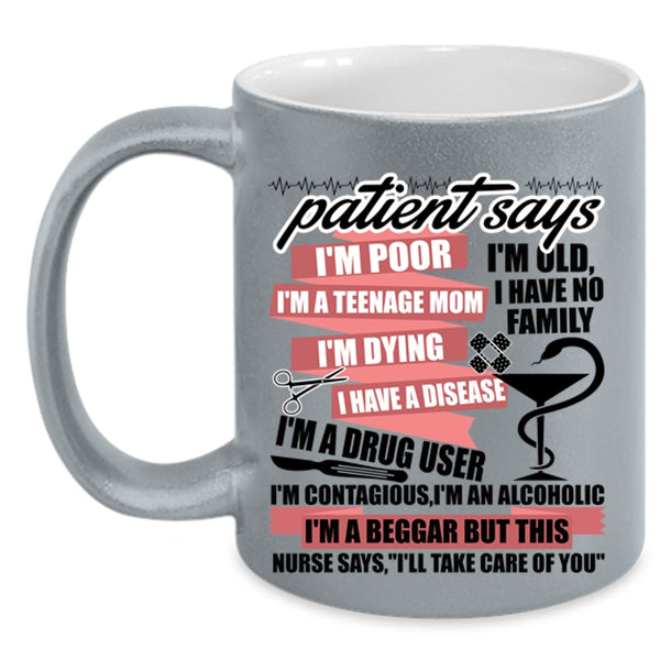 Funny Gift For Nurses Coffee Mug, Awesome Nurses Accent Mug
