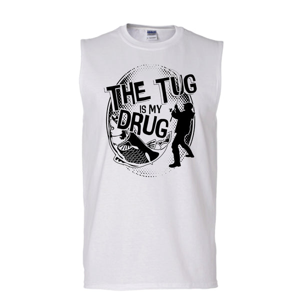 A black t-shirt with the shopify logo