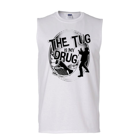 A black t-shirt with the shopify logo