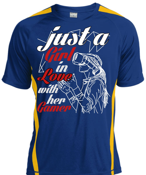 Just A Girl In Love With Her Gamer T Shirt, Being A Gamer T Shirt, Cool Shirt
