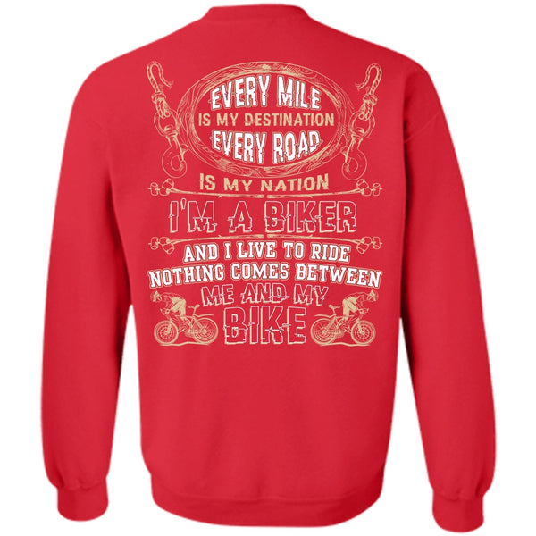 I'm A Biker T Shirt, I Love Biker Sweatshirt