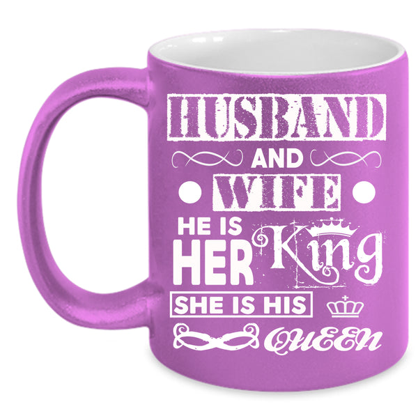 Husband And Wife Coffee Mug, Cool Just Married Coffee Cup