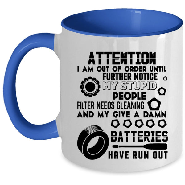 Cute Gift For Mechanics Coffee Mug, Funny Mechanics Accent Mug
