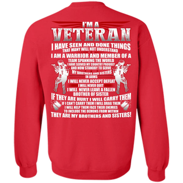 My Brothers And Sisters T Shirt, I Love Veteran Sweatshirt