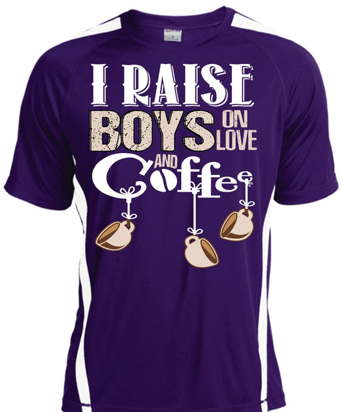 I Raise Boys On Love Ans Coffee T Shirt, Being A Boyfriend T Shirt, Cool Shirt