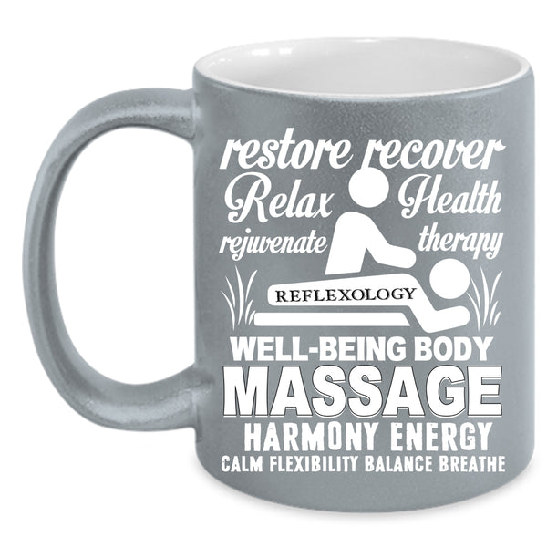 Funny Massage Theralist Coffee Mug, Cool Job Title Coffee Cup