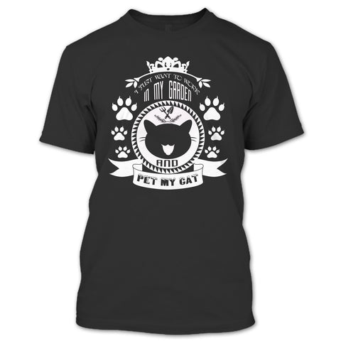 A black t-shirt with the shopify logo