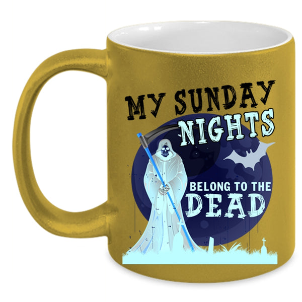 Funny Saying Coffee Mug, My Sunday Nights Accent Mug