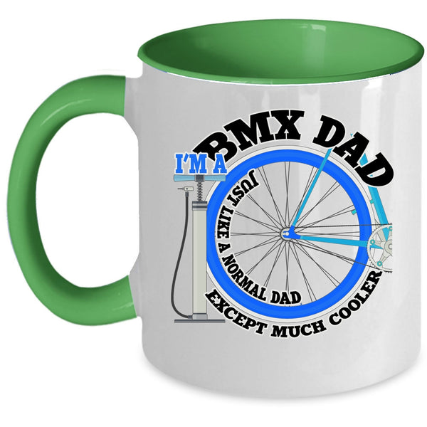 Funny Gift For BMX Dad Coffee Mug, I'm A BMX Dad Accent Mug