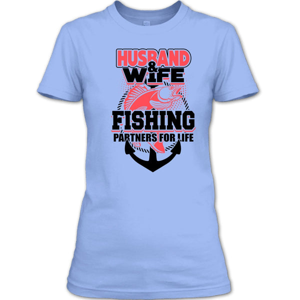 Husband & Wife T Shirt, Coolest Fishing T Shirt
