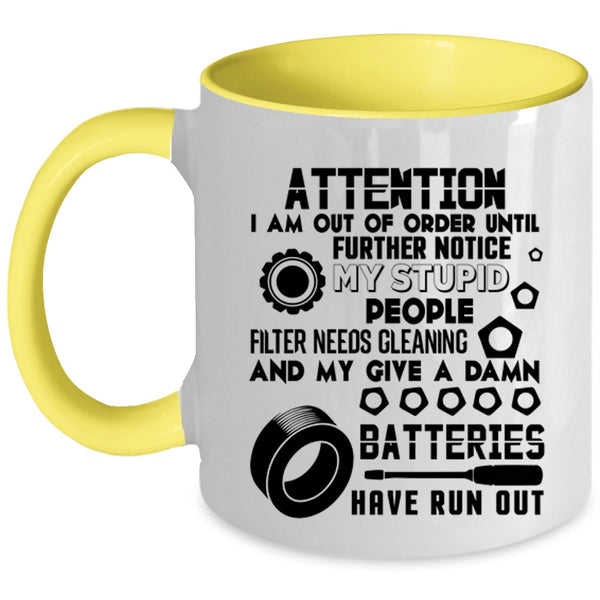 Cute Gift For Mechanics Coffee Mug, Funny Mechanics Accent Mug