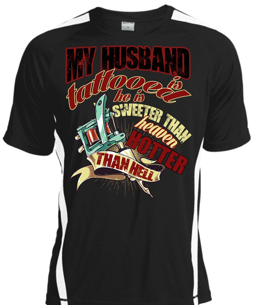 A black t-shirt with the shopify logo