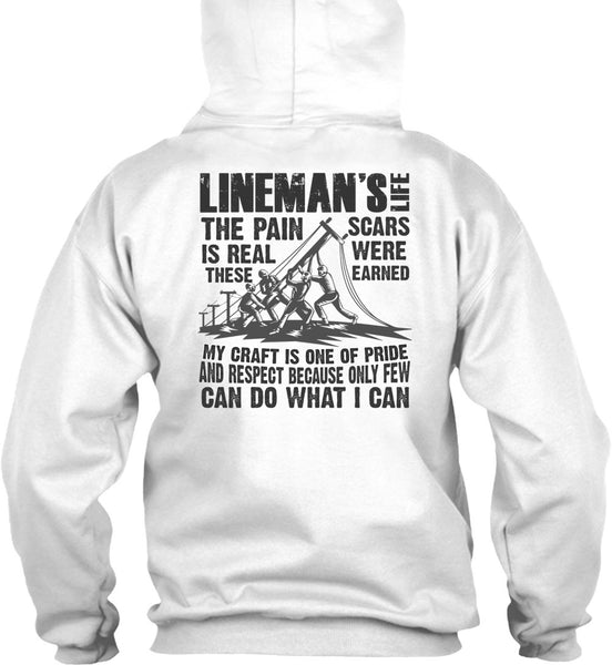 Lineman's Life T Shirt, I Love Lineman T Shirt