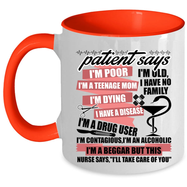 Funny Gift For Nurses Coffee Mug, Awesome Nurses Accent Mug