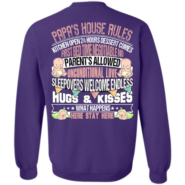 Hugs And Kisses T Shirt, I Love Papa Sweatshirt