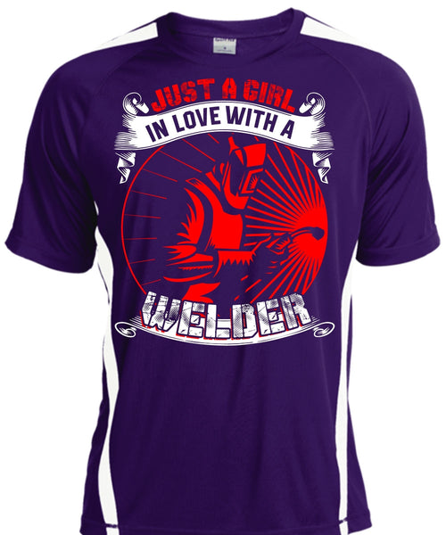 Just A Girl In Love With A Welder T Shirt, Being A Welder T Shirt, Cool Shirt