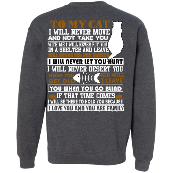 I Love You T Shirt, I Love My Cat Sweatshirt