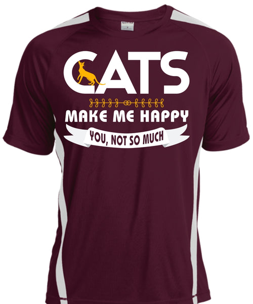 Cat Make Me Happy T Shirt, I Love Cat T Shirt, My Pets T Shirt