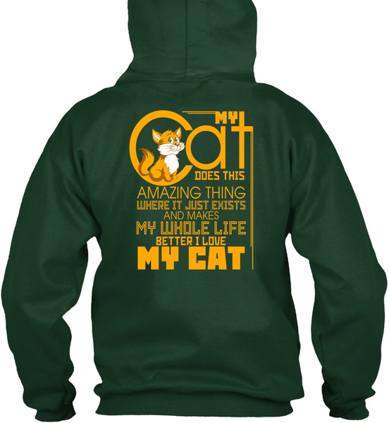 My Cat Does This Amazing Thing T Shirt, I Love Cat T Shirt