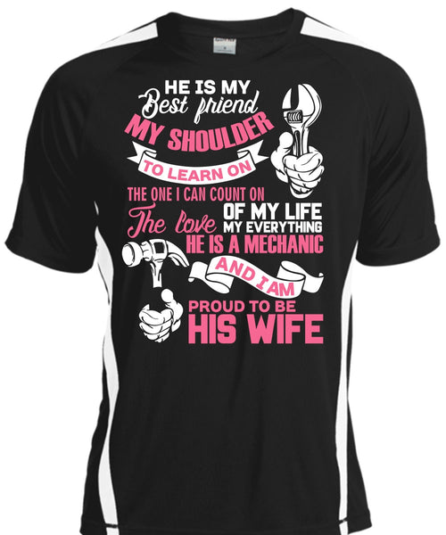 A black t-shirt with the shopify logo