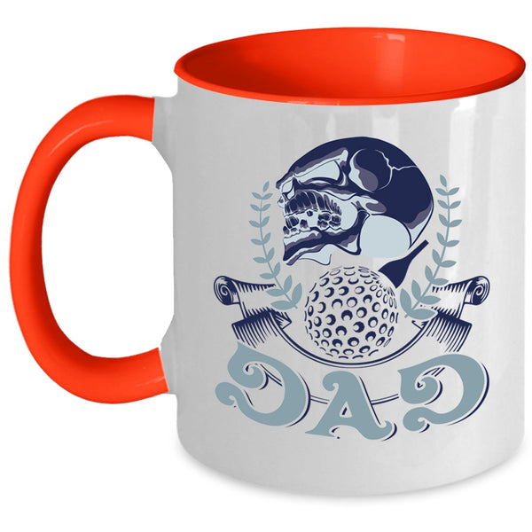Cool Gift For Golf Dad Coffee Mug, Golf Dad Accent Mug