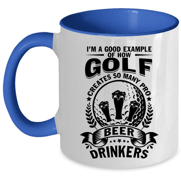 Pro Beer Drinkers Coffee Mug, Golf Accent Mug