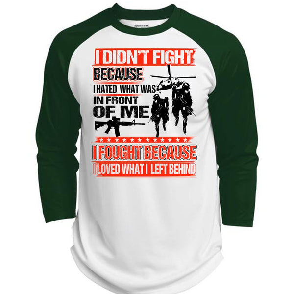 I Hated What Was In Front Of Me T Shirt, I Love Veteran T Shirt, Awesome T-Shirts  (Polyester Game Baseball Jersey)