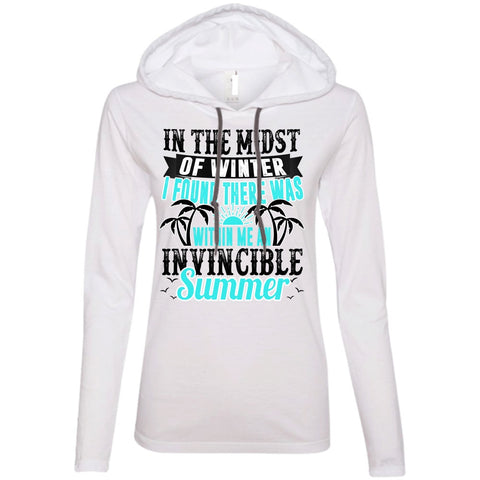 A black t-shirt with the shopify logo