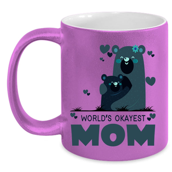 Cute Gift For Mom Coffee Mug, Best Mom Ever Accent Mug