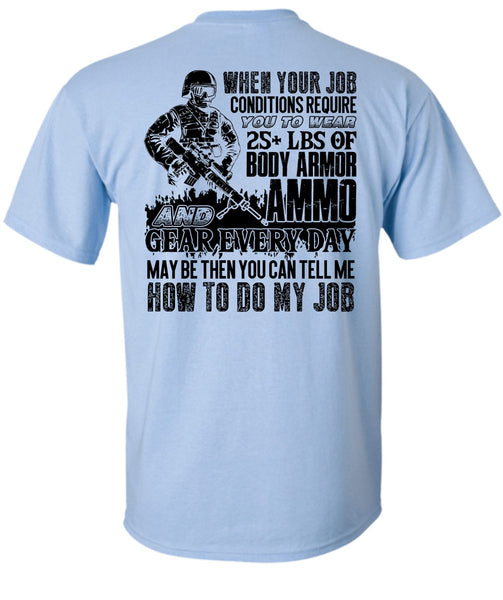 Body Armor Ammo T Shirt, I Love Veteran T Shirt