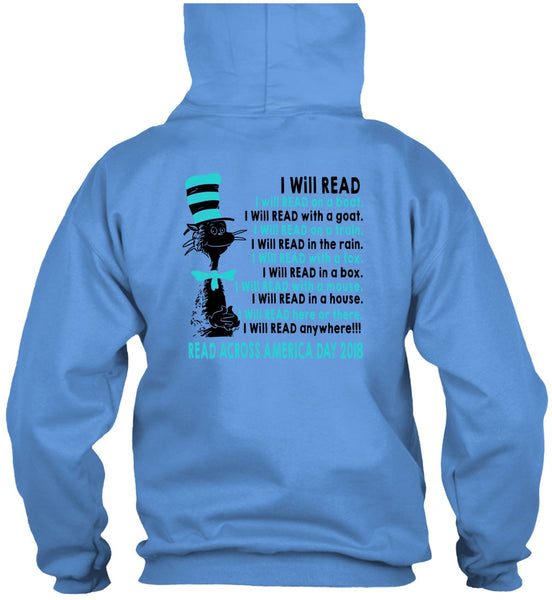 The Cat in the Hat T Shirt, I Will Read With A Mouse T Shirt, Read Across America Day 2018 T Shirt