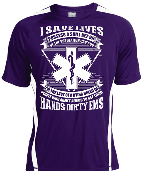 Hands Dirty EMS T Shirt, Being A Doctor T Shirt, Cool Shirt