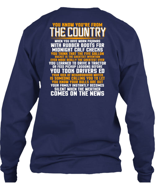 You're From The Country T Shirt, Being A Veteran T Shirt