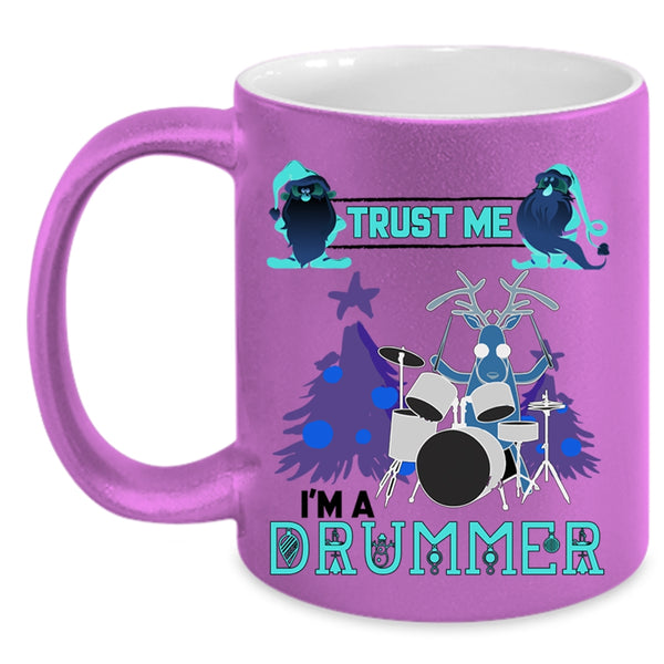 Funny Gift For Drummer Coffee Mug, I'm A Drummer Accent Mug