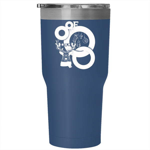 The Magic Of Christmas Tumbler 30 oz Stainless Steel, Tulerating My Family Travel Mug