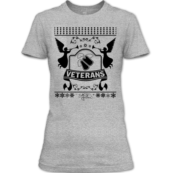 Veterans Merry Christmas T Shirt, Gift For Veteran T Shirt