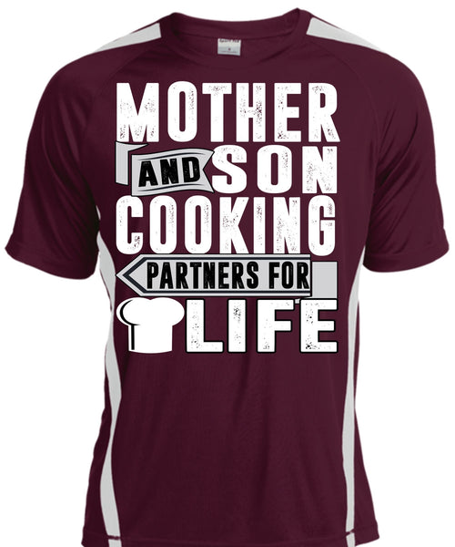 Mother And Son Cooking T Shirt, Partners For Life T Shirt, Cool Shirt