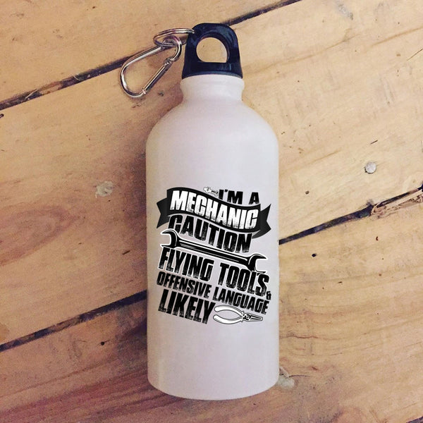 I'm A Mechanic 20 oz Stainless Steel Bottle,Cool Gift For My Dad Outdoor Sports Water Bottle